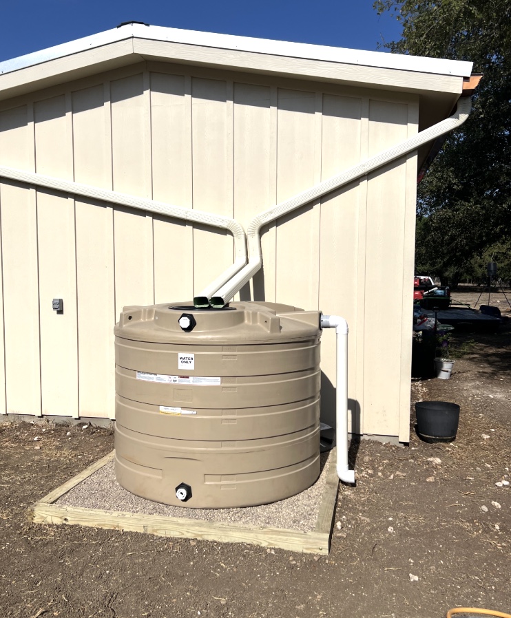 Rainwater collection tanks