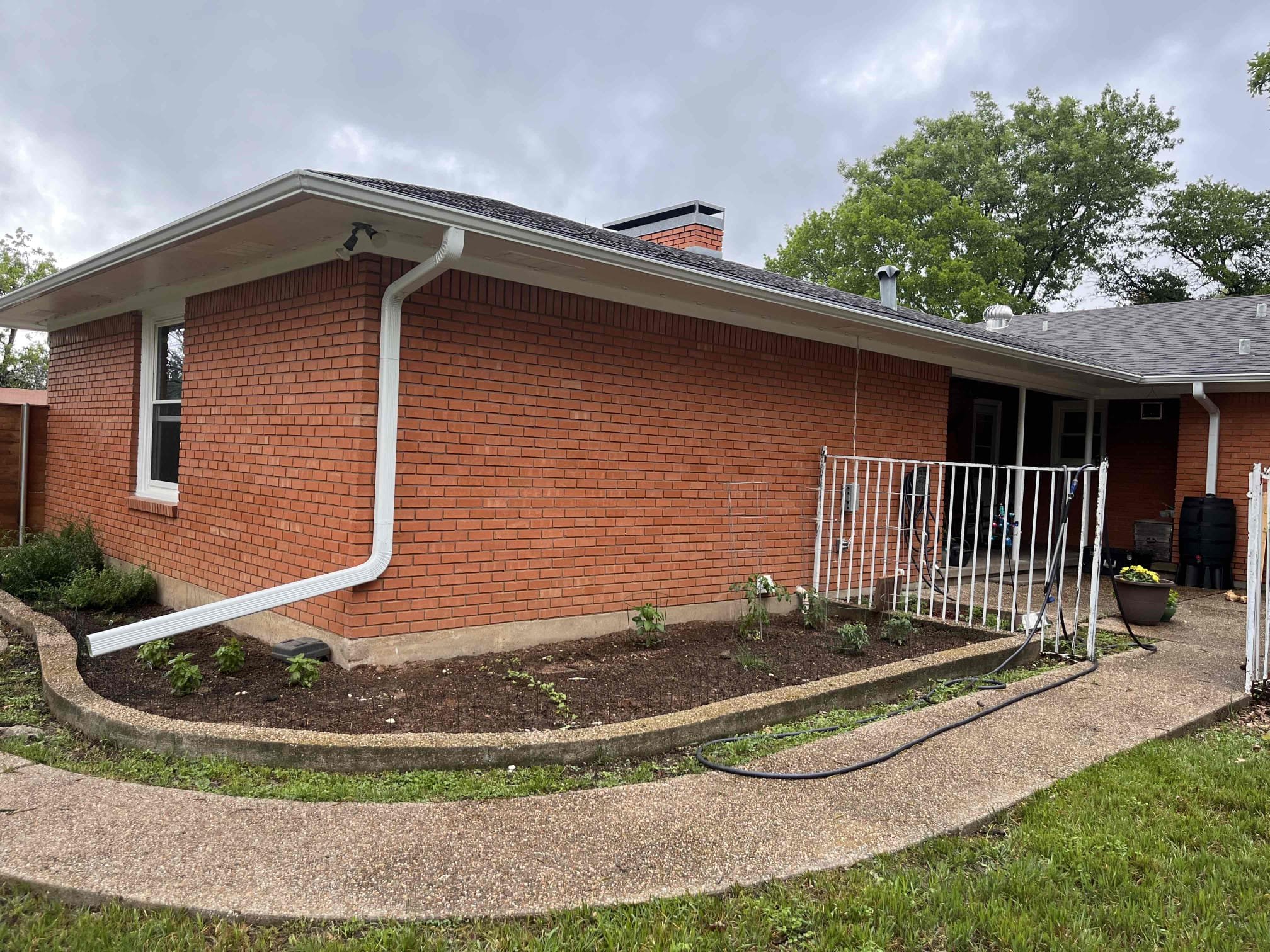 rain water gutters